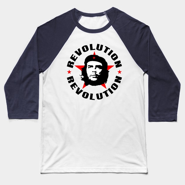 Che Guevara Rebel Cuban Guerrilla Revolution T-Shirt Baseball T-Shirt by HiDearPrint